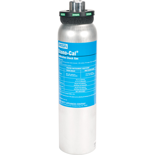 Gaz d'essai d'&eacute;talonnage, 4 M&eacute;lange de gaz, CH4/CO/H2S/O2, 34 litres Distribution Élite MP