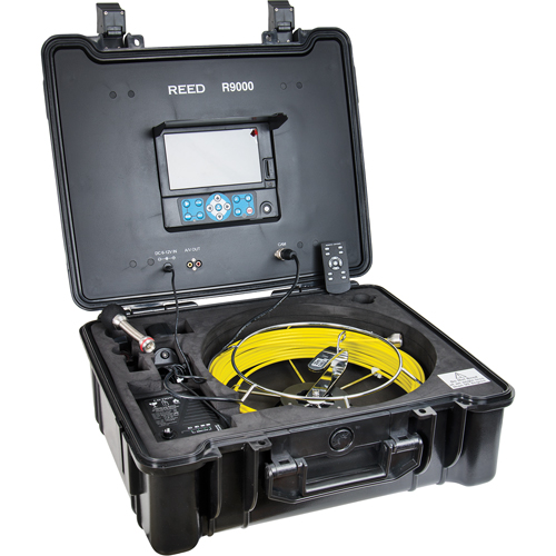 Pipe Video Inspection System, 7" Display, 23 mm (0.9") Camera Head Distribution Élite MP