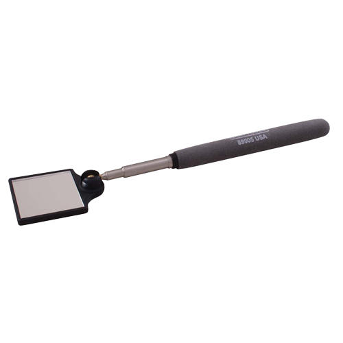 Miroir d'inspection, Carr&eacute;e, 1-3/4" lo x 1-3/4" la, T&eacute;lescopique Distribution Élite MP