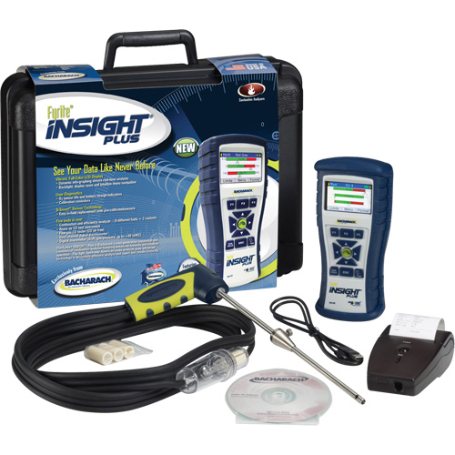 Trousse de rapport sur lanalyseur de combustion Fyrite Insight Plus Distribution Élite MP