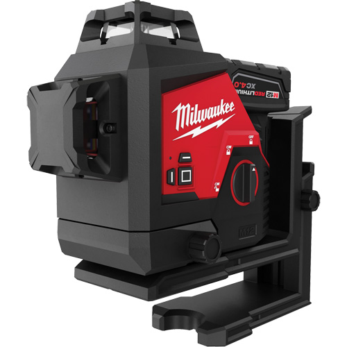 M12 360-Degree 3-Plane Cordless Laser Kit, 125' (38.1 m), 530 Nm Distribution Élite MP