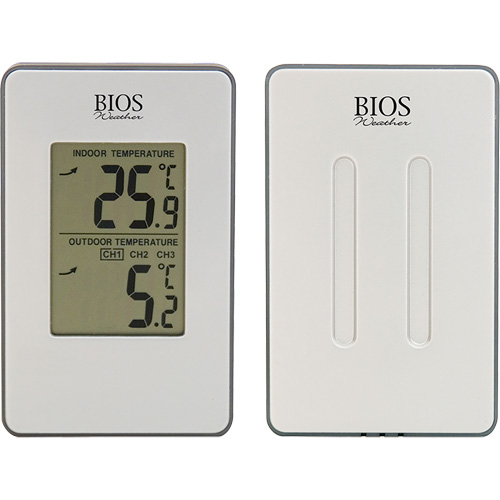 Thermom&egrave;tre sans fil int&eacute;rieur/ext&eacute;rieur, Sans contact, Analogique, 31-158°F (-35-70°C) Distribution Élite MP