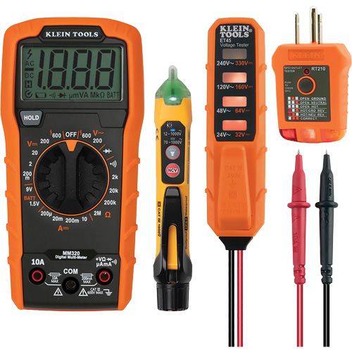 Digital Multimeter Electrical Test Kit Distribution Élite MP