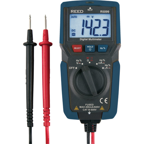 Compact Multimeter with Non-Contact Voltage, AC/DC Voltage, AC/DC Current Distribution Élite MP