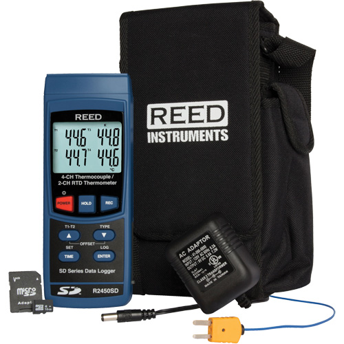 N&eacute;cessaire de thermom&egrave;tre thermocouple avec enregistreur de donn&eacute;es Distribution Élite MP