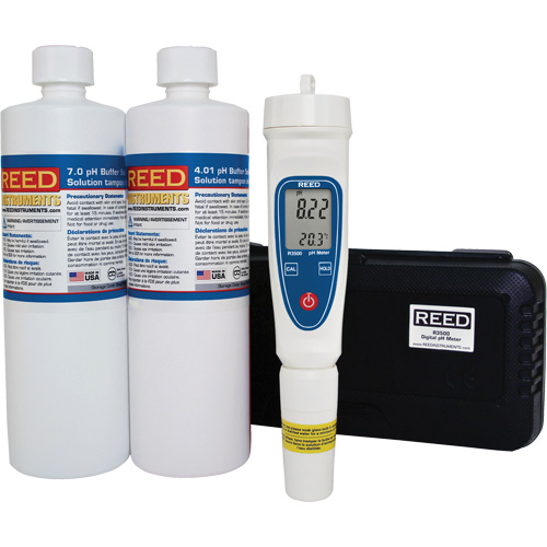 pH Meter & Buffer Solution Kit Distribution Élite MP