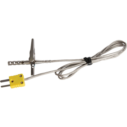 Type K Air Oven/Freezer Thermocouple Probe with Calibration Certificate, 200 °C (392°F) Max. Temp. Distribution Élite MP