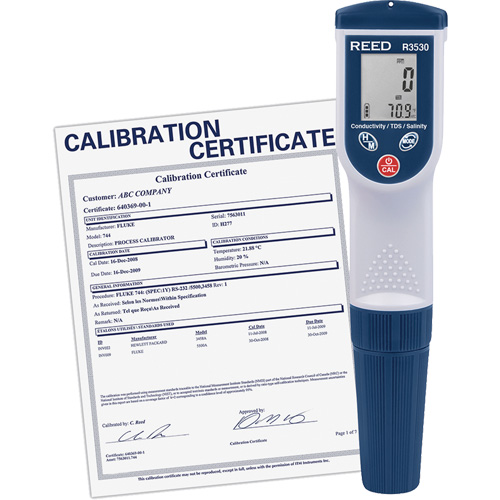 Conductivity/TDS/Salinity Meter with Calibration Certificate Distribution Élite MP