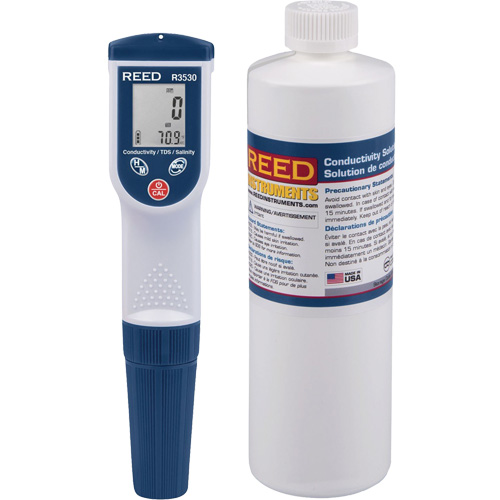 Conductivity/TDS/Salinity Meter & Solution Kit Distribution Élite MP