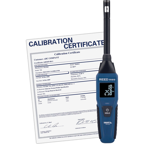 Thermo-hygrom&egrave;tre Bluetooth Smart Series avec certificat ISO, 0,0% - 100% RH, -4°- 140° F (-20° - 60° C) Distribution Élite MP