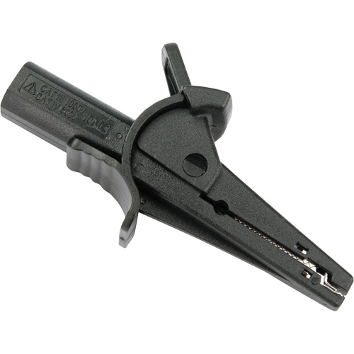 Pince crocodile noire pour le v&eacute;rificateur disolement haute tension R5002 Distribution Élite MP