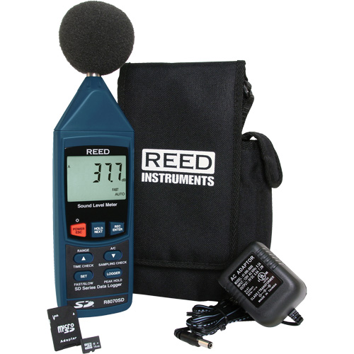Data Logging Sound Level Meter Kit with ISO Certificate Distribution Élite MP