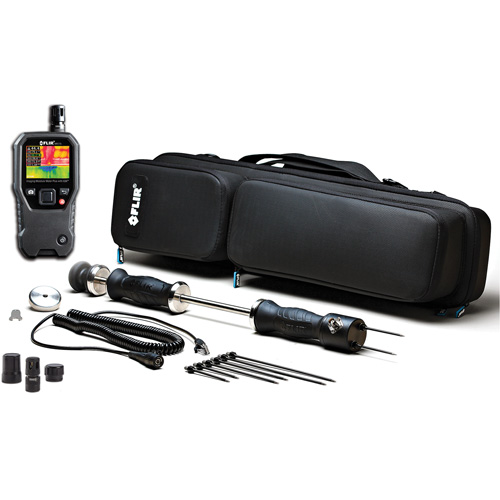 Ensemble d'imagerie professionnelle de l'humidit&eacute; avec marteau & sonde de cavit&eacute; murale, Gamme d'humidit&eacute; 7 - 100%, Gamme de temp&eacute;rature 32°- 122° F ( 0° - 50° C ) Distribution Élite MP