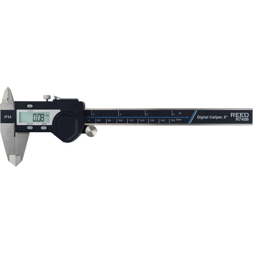 6" (150 mm) Digital Caliper, 0.0005" (0.01 mm) Resolution, 0" - 6" (0 mm - 150 mm) Range Distribution Élite MP