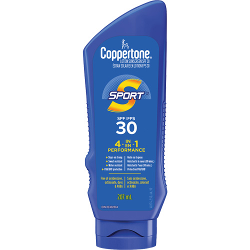 Cr&egrave;me solaire 4 en 1 Sport, FPS 30, Lotion Distribution Élite MP