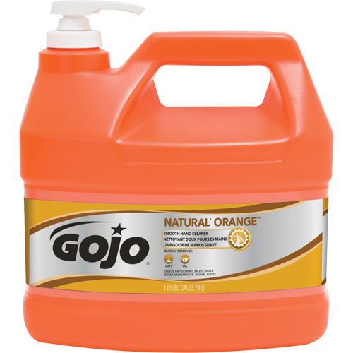 Natural Orange Hand Cleaner, Cream, 3.78 L, Jug, Citrus/Orange Distribution Élite MP