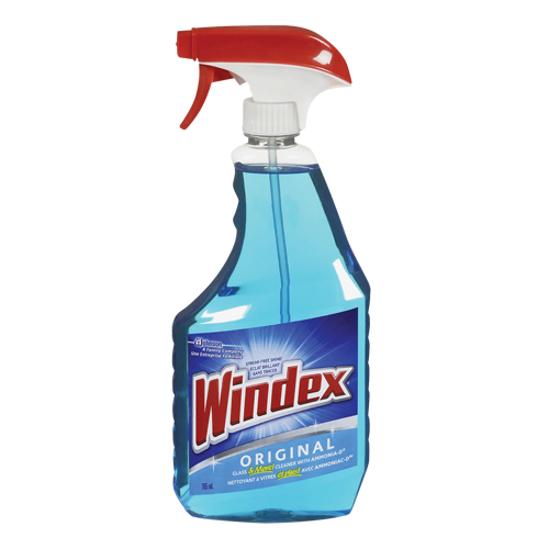 Nettoyant &agrave; vitres Windex, 765 ml, Bouteille &agrave; g&acirc;chette Distribution Élite MP
