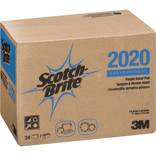 Scotch-Brite Purple Scour Pad, 4-1/2" L x 2-4/5" W Distribution Élite MP