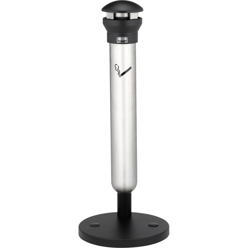 Solutions pour la gestion des m&eacute;gots de cigarettes Infinity, Sur pied, M&eacute;tal, Capacit&eacute; 1,33 gal./1,33 gal. US, Hauteur 39" Distribution Élite MP