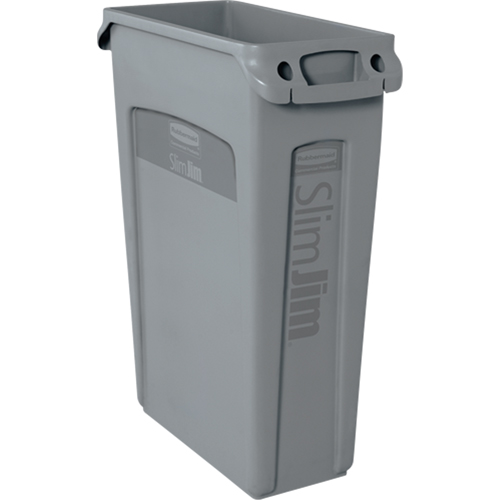 Contenants Slim Jim a/canaux de ventilation, Plastique, 23 gal. US Distribution Élite MP