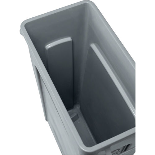 Contenants Slim Jim a/canaux de ventilation, Plastique, 23 gal. US Distribution Élite MP
