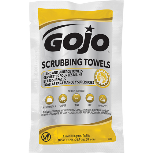 Scrubbing Towels, 80 Wipes, 12-1/4" x 10-1/2" Distribution Élite MP