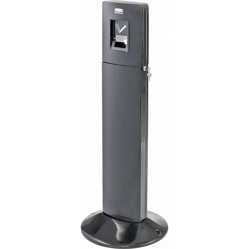 Stations pour fumeurs metropolitan, Sur pied, Acier inoxydable, Capacit&eacute; 1,6 gal. US, Hauteur 42-4/5" Distribution Élite MP