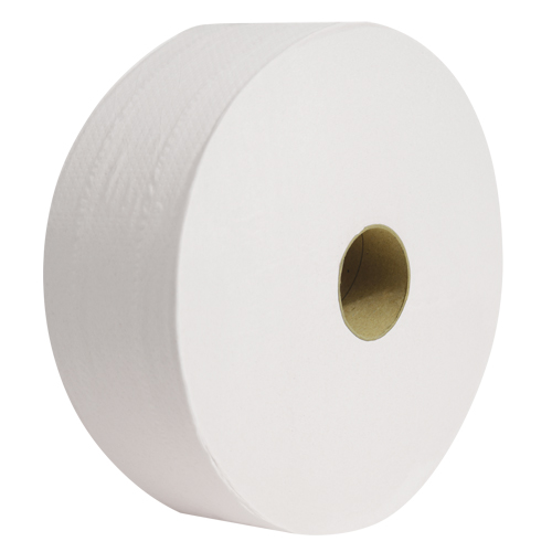 Pro Perform Toilet Paper, Jumbo Roll, 2 Ply, 1400' Length, White Distribution Élite MP