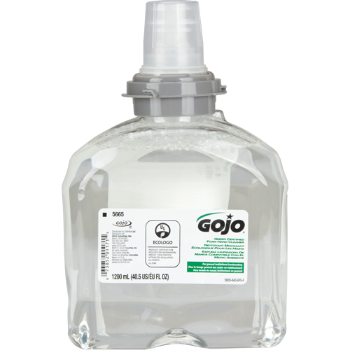 TFX Green Certified Hand Soap, Foam, 1.2 L, Unscented Distribution Élite MP