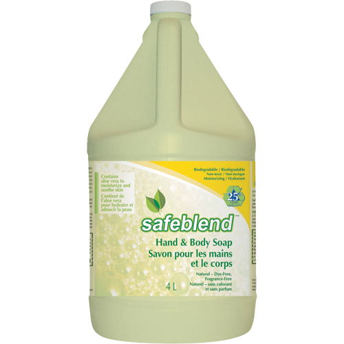 Hand & Body Soap, Liquid, 4 L, Unscented Distribution Élite MP