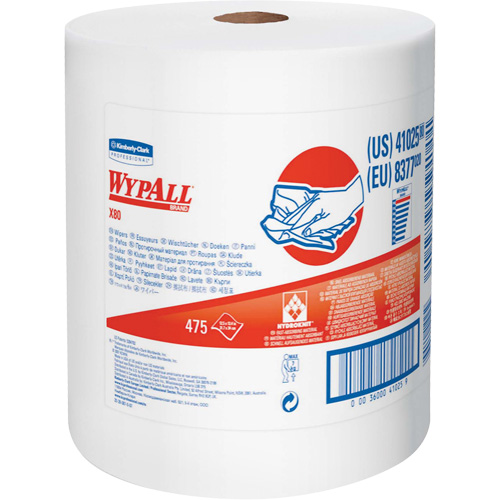 Chiffons jetables X80, Robuste, 12-1/2" lo x 13-2/5' la Distribution Élite MP