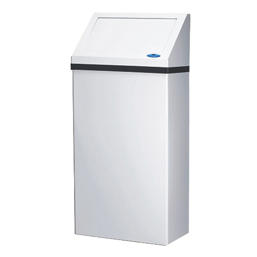 Wall-Mounted Waste Receptacle, Steel, 13.2 US gal. Distribution Élite MP