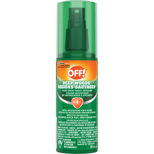 OFF! Deep Woods&reg; Insect Repellent, 25% DEET, Spray, 100 ml Distribution Élite MP