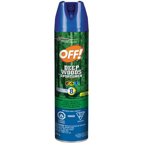 Insectifuge pour sportifs Off! R&eacute;gions sauvages, DEET &agrave; 30 %, A&eacute;rosol, 230 g Distribution Élite MP