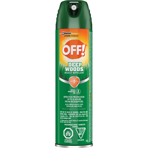 Insectifuge Off! R&eacute;gions sauvages, DEET &agrave; 25 %, A&eacute;rosol, 230 g Distribution Élite MP