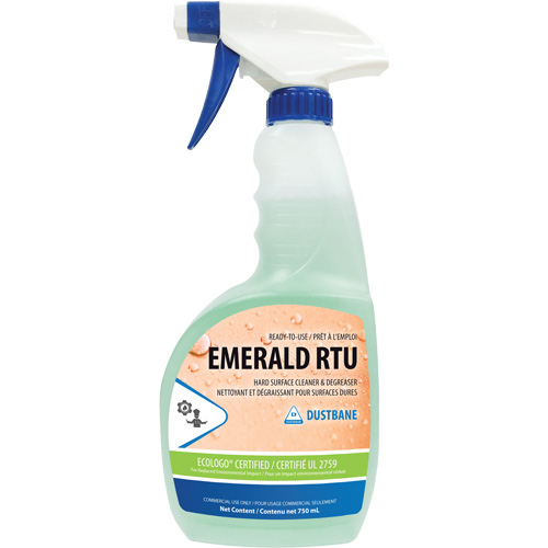 D&eacute;sinfectants et nettoyants Emerald, 750 ml, Bouteille &agrave; g&acirc;chette Distribution Élite MP