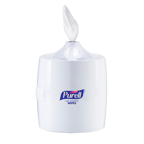 Distributeur mural grand format pour lingettes d&eacute;sinfectantes Distribution Élite MP