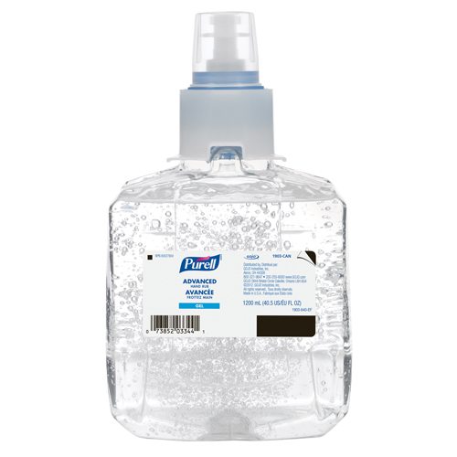 D&eacute;sinfectant pour les mains avanc&eacute; LTX-12, 1200 ml, Cartouche de recharge, 70 % alcool Distribution Élite MP