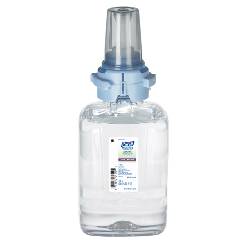 D&eacute;sinfectant pour les mains avanc&eacute; en mousse ADX-7, 700 ml, Cartouche de recharge, 70 % alcool Distribution Élite MP