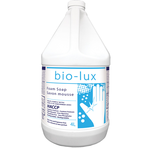 Bio-Lux Antimicrobial Soap, Foam, 4 L, Unscented Distribution Élite MP