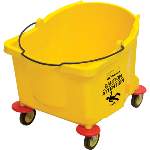 Seau pour vadrouille, Capacit&eacute; de 9.5 gal. US (38 pintes), Jaune Distribution Élite MP