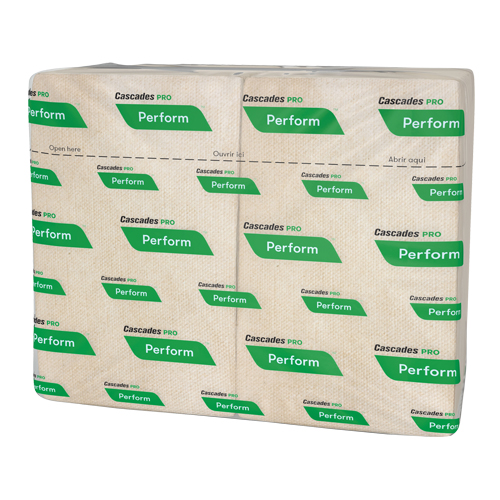 Serviettes enchev&ecirc;tr&eacute;es Pro Perform, 1 pli, 4,25" x 6,5" Distribution Élite MP