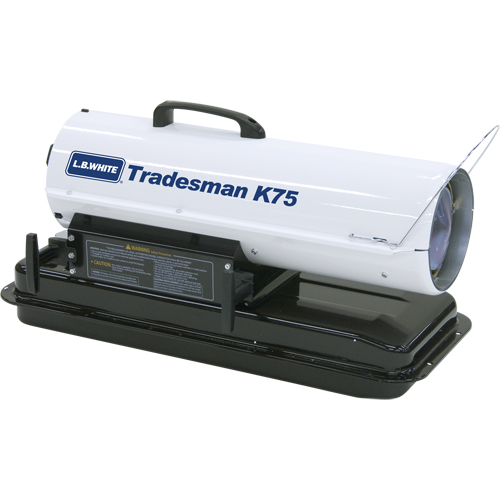 Tradesman&reg; Forced Air Heater, Fan, Kerosene, 75,000 BTU/H Distribution Élite MP