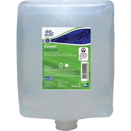 Estesol&reg; PURE Hand, Hair & Body Wash, Cream, 4 L, Refill, Fresh Scent Distribution Élite MP