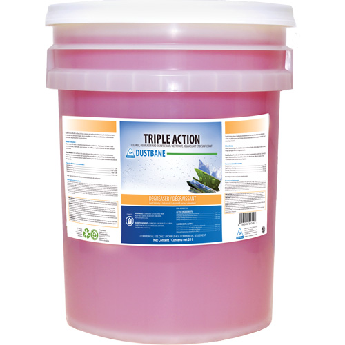 Triple Action Disinfecting Cleaner & Degreaser, 20 L, Pail Distribution Élite MP