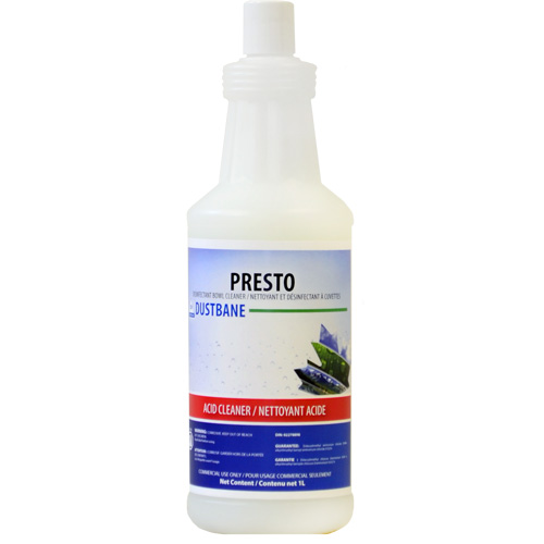 Presto Disinfectant Bowl Cleaner, 1 L, Bottle Distribution Élite MP