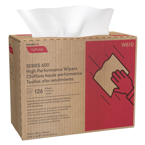 Chiffons enchev&ecirc;tr&eacute;s HP Pro Tuff-Job, Robuste, 16-3/4" lo x 9-3/4" la Distribution Élite MP