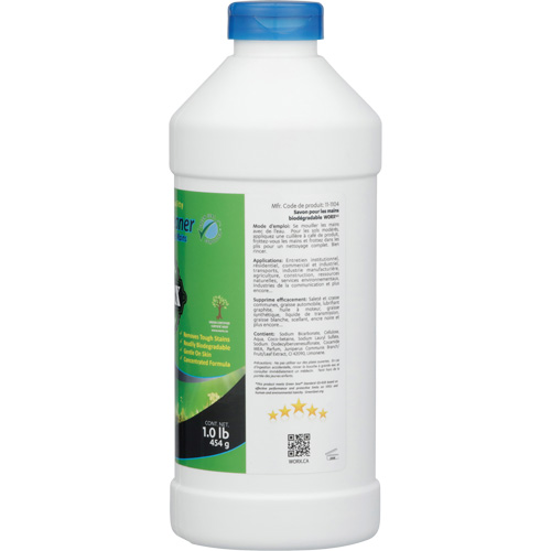 Nettoyant pour les mains biod&eacute;gradable, Poudre, 1 lb, Bouteille, Parfum&eacute; Distribution Élite MP