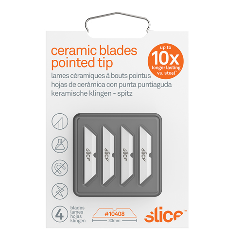 Slice Lames &agrave; bout pointu en c&eacute;ramique pour couteau pour boîte, Style Simple Distribution Élite MP