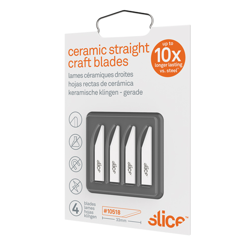 Slice Lames droites de couteau &agrave; bout arrondi en c&eacute;ramique, Style Simple Distribution Élite MP